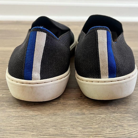 Rothy's The Sneaker in Black Womens Size 12 Slip-On Washable Sneaker - Picture 5 of 7